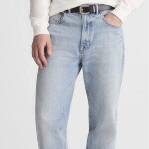 Madewell Men's Blue Light Wash High-Rise Classic Denim Straight Jeans Size 36